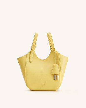 Ines Borsa tote con lucchetto - Giallo