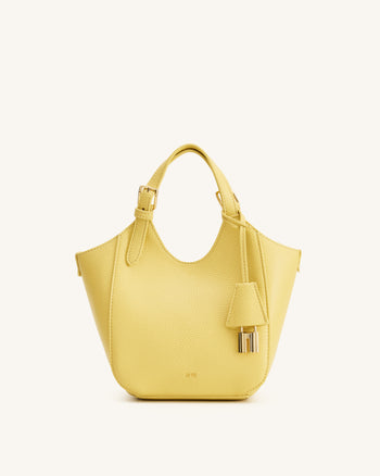 Ines Borsa tote con lucchetto - Giallo
