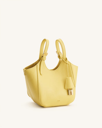 Ines Borsa tote con lucchetto - Giallo