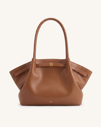 Hana Borsa tote grande - Marrone