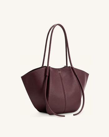 Nala Borsa tote ampia - Borgogna scuro