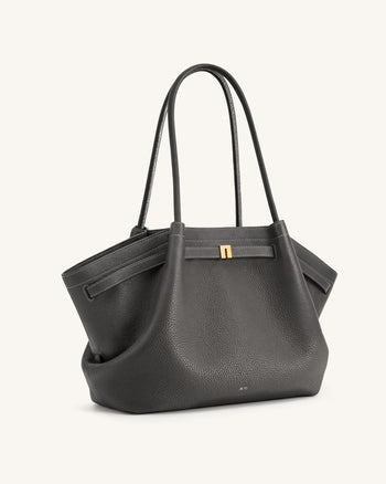 Hana Borsa tote grande - Grigio scuro