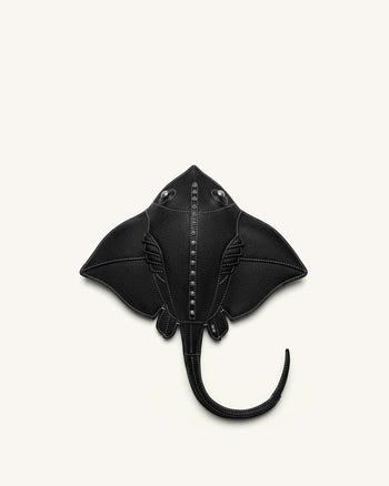 Odelle Borsa a tracolla a forma di manta - Nero