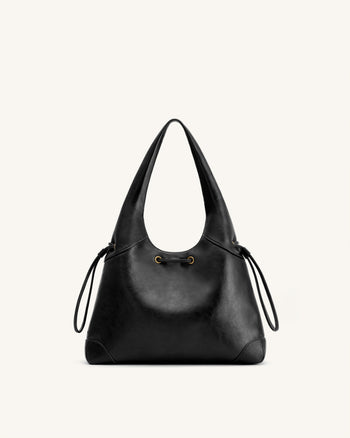 Celandra Borsa hobo con coulisse - Nero