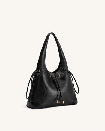 Celandra Borsa hobo con coulisse - Nero