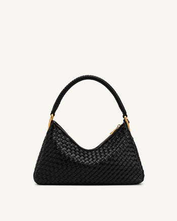 Lorena Borsa a spalla intrecciata - Nera