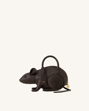 Mia Borsa a mano Mouse - Marrone scuro
