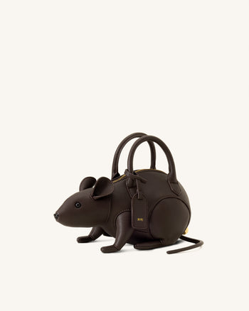 Mia Borsa a mano Mouse - Marrone scuro