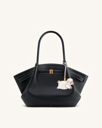 Charm per borsa pecorella - Bianco