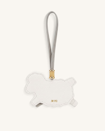 Charm per borsa pecorella - Bianco