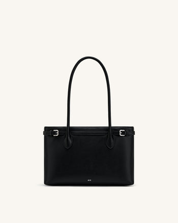 Camille Borsa tote con cinturino e fibbia - Nero