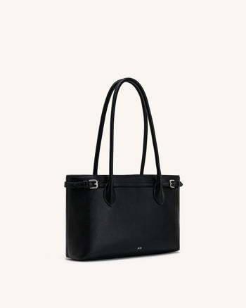 Camille Borsa tote con cinturino e fibbia - Nero