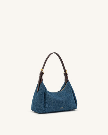 Velora Borsa a spalla in denim - Denim blu