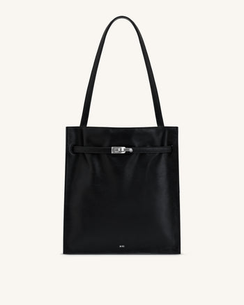 Noelle Borsa tote con cintura - Nera