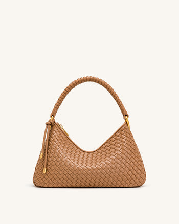Lorena Borsa a Spalla Intrecciata - Cammello