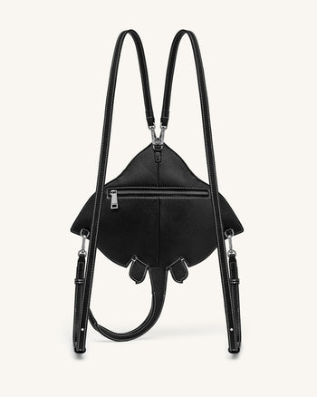 Odelle Borsa a tracolla a forma di manta - Nero