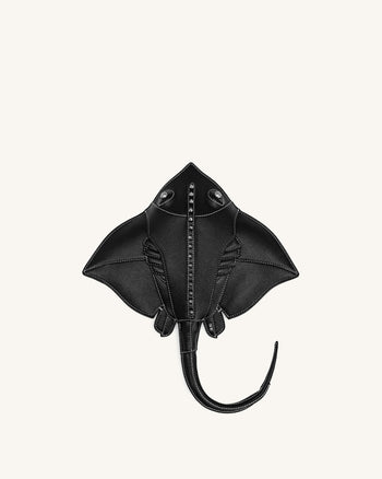 Odelle Borsa a tracolla a forma di manta - Nero