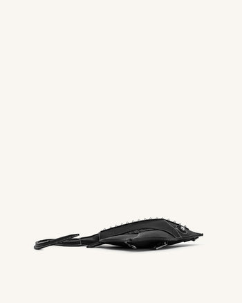 Odelle Borsa a tracolla a forma di manta - Nero