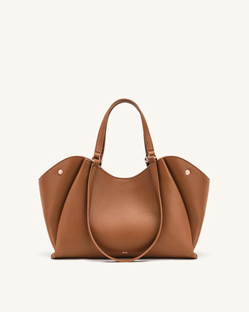 Virelia Borsa tote a doppio manico - Cognac