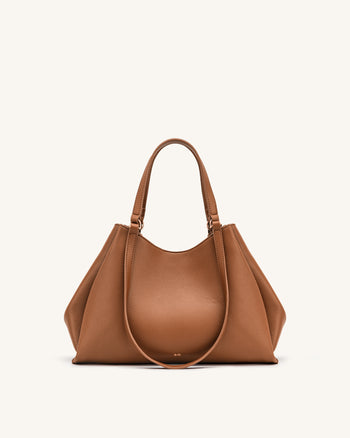 Virelia Borsa tote a doppio manico - Cognac