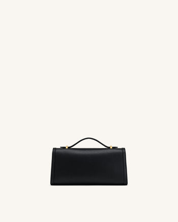 Delphine Borsa a mano Saffiano - Nero