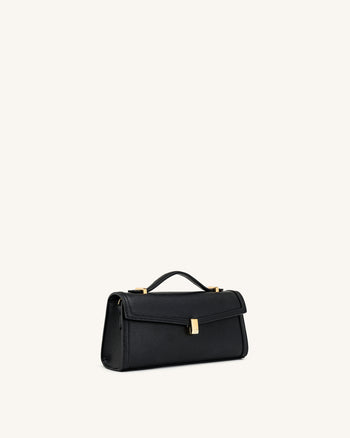Delphine Borsa a mano Saffiano - Nero