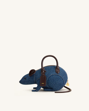 Mia Borsa a mano Mouse - Denim blu