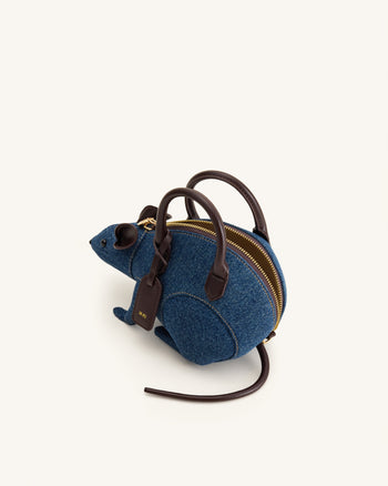 Mia Borsa a mano Mouse - Denim blu