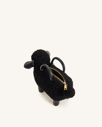 Luna Borsa a mano Sheep - Nero
