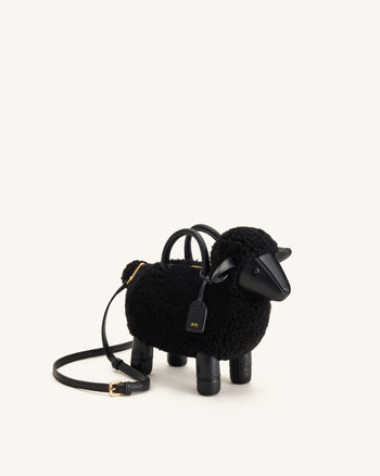 Luna Borsa a mano Sheep - Nero