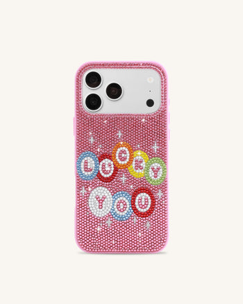 Lucky Custodia per telefono You Artificial Crystal - Rosa