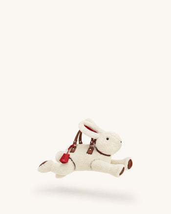 Bella Borsa a mano a forma di coniglietto - Bianco