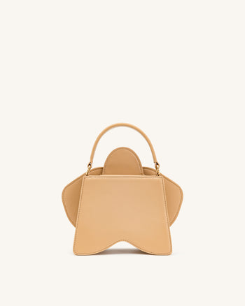 Flora Borsa a mano a forma di orchidea - Champagne