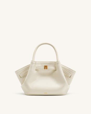 Hana Mini borsa tote - Bianco sporco