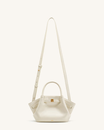 Hana Mini borsa tote - Bianco sporco