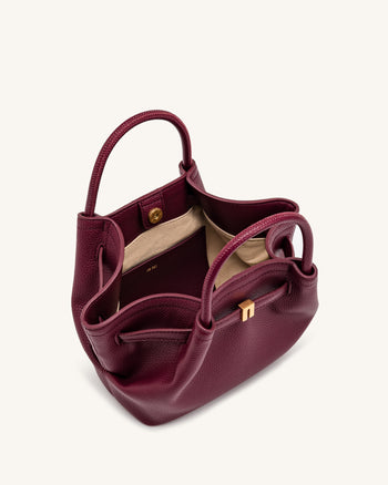 Hana Mini borsa tote - Bordeaux
