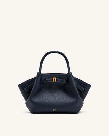 Hana Mini borsa tote - Blu Navy