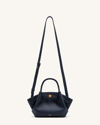 Hana Mini borsa tote - Blu Navy