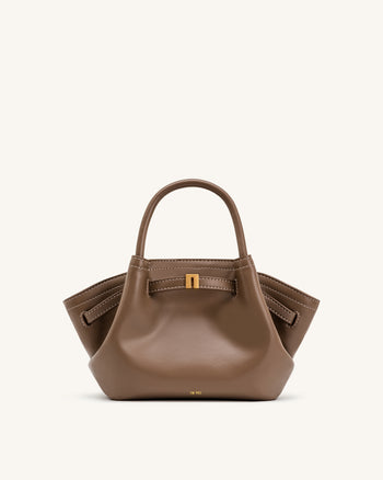 Hana Mini borsa tote - Marrone grigiastro