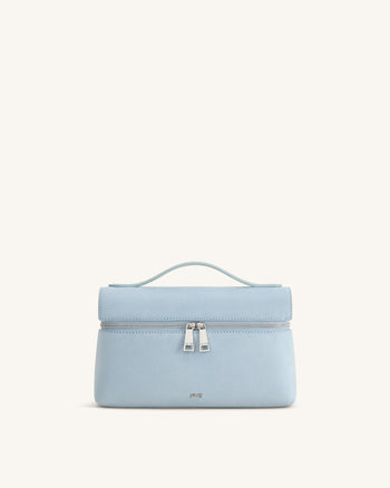 Thea Borsa a mano in similcamoscio - Celeste