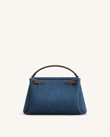 Carmen Borsa con manico superiore - Denim blu