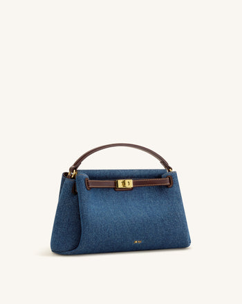 Carmen Borsa con manico superiore - Denim blu