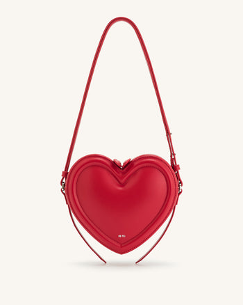 Borsa a forma di cuore Arlene - Fucsia
