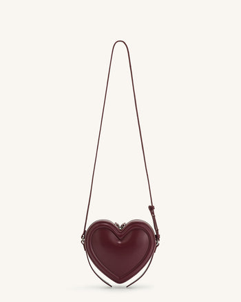 Borsa a forma di cuore Arlene - Bordeaux