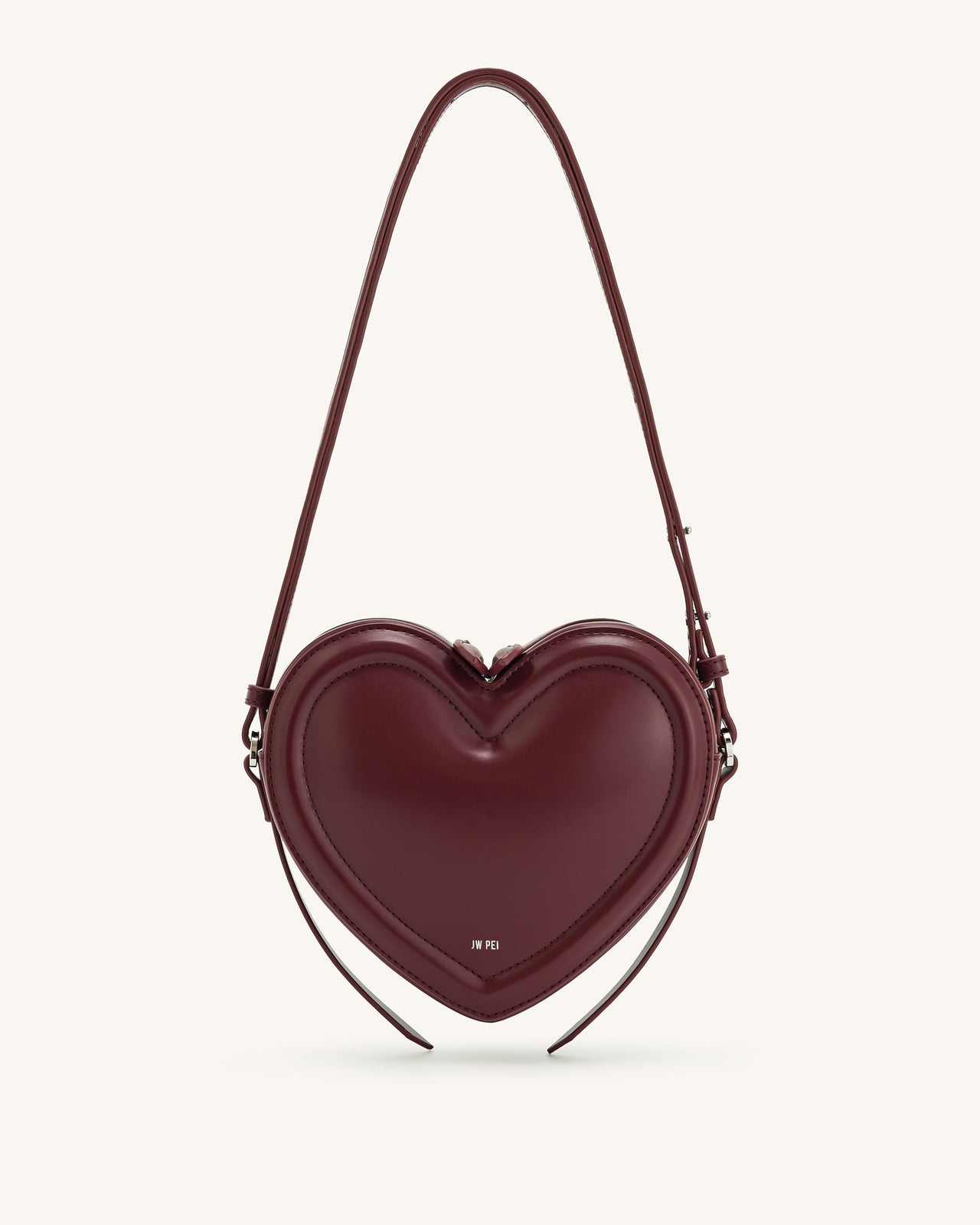 Borsa a forma di cuore Arlene - Bordeaux