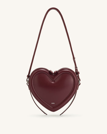 Borsa a forma di cuore Arlene - Bordeaux