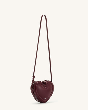 Borsa a forma di cuore Arlene - Bordeaux