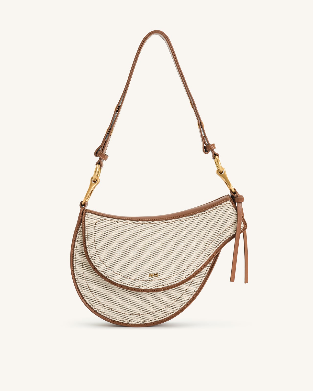 Ashlie Borsa A Tracolla - Tela Marrone