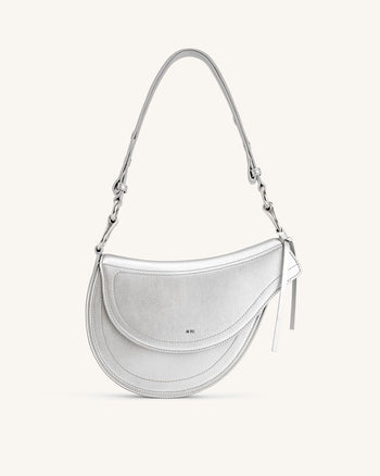 Borsa a tracolla Ashlie - Argento