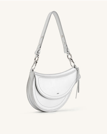 Borsa a tracolla Ashlie - Argento